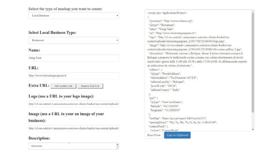 markup schema.org Local SEO