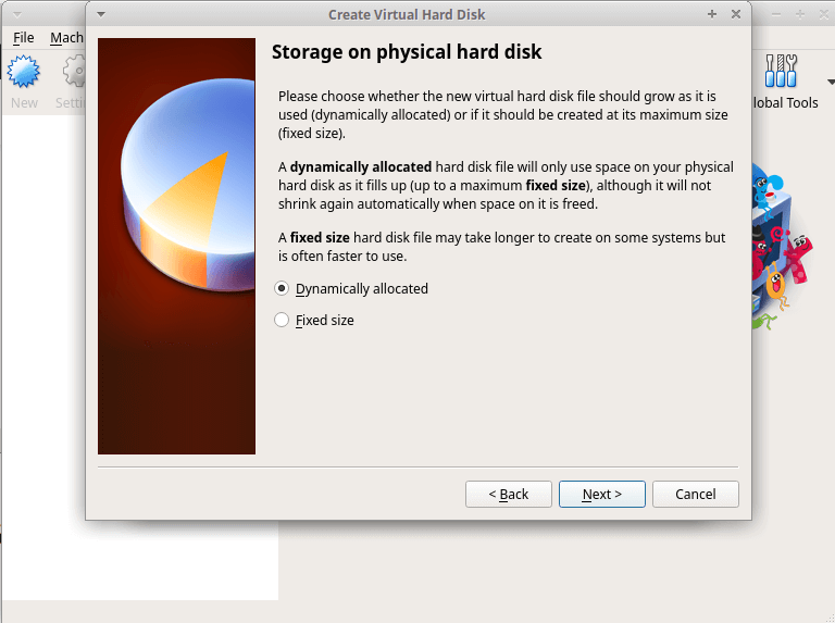 macchina virtuale windows hard disk dinamico