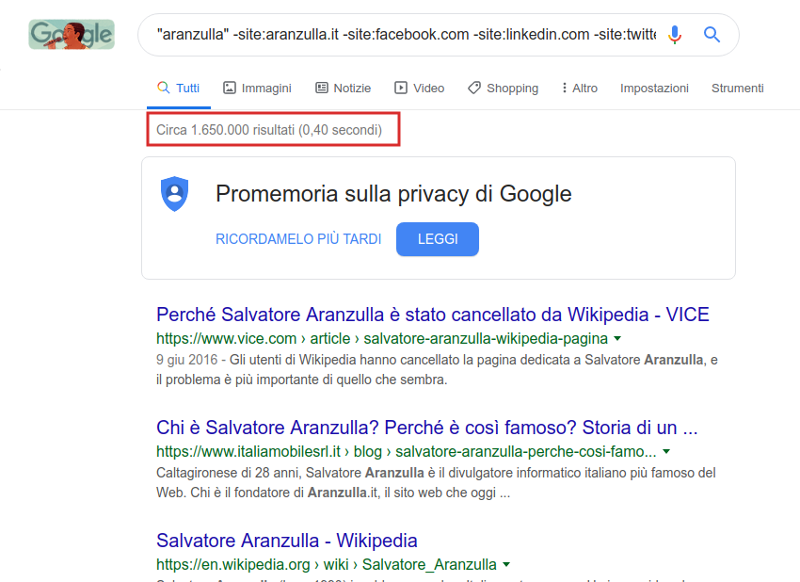 come trovare menzioni e citazioni con Google